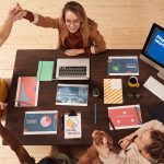A team succeeds in boosting the sale by marketing a small business effectively.