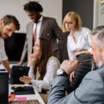 The seller's team perfecting their marketing tactics to ensure a profitable SMB sale.