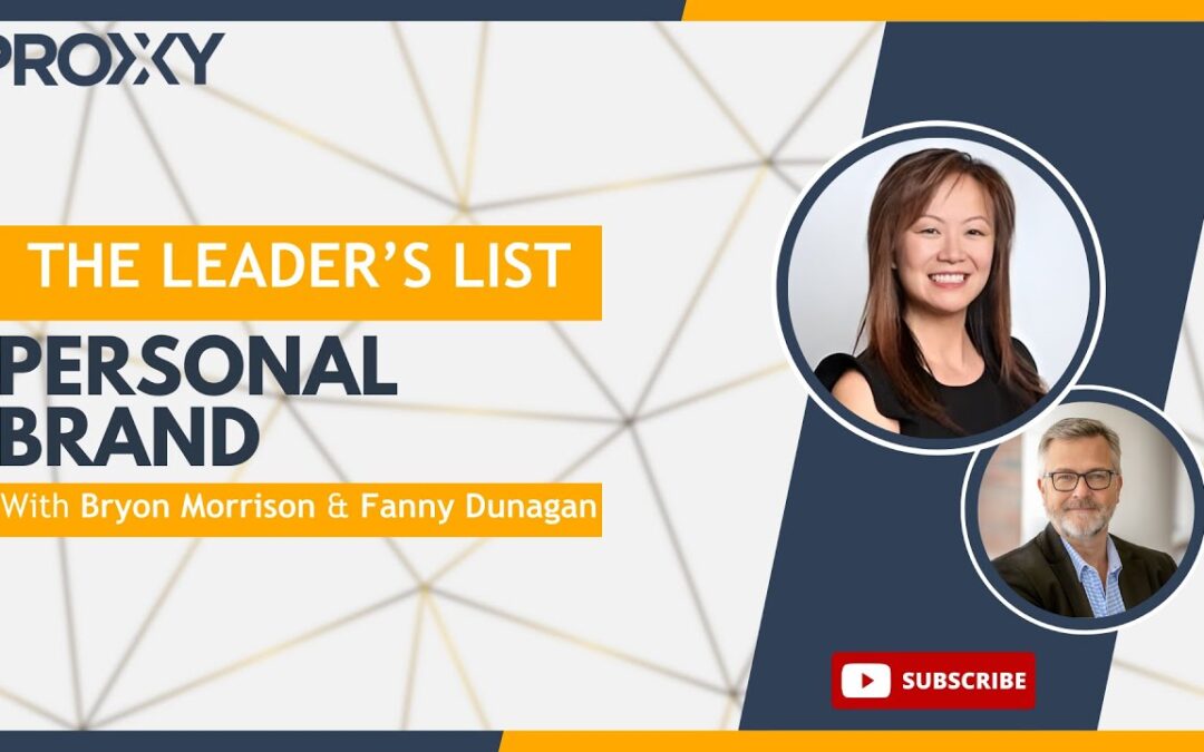 Watch: Personal Branding with Fanny Dunagan & Bryon Morrison