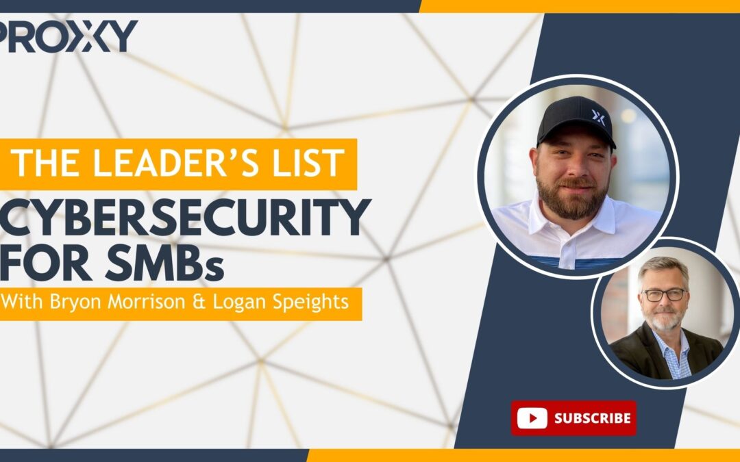 Watch: Cybersecurity for SMBs with Logan Speights