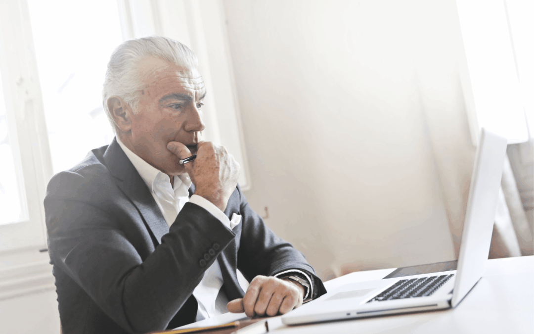 A business seller crafting an irresistible sales pitch that he will use in approaching a potential buyer for his business.