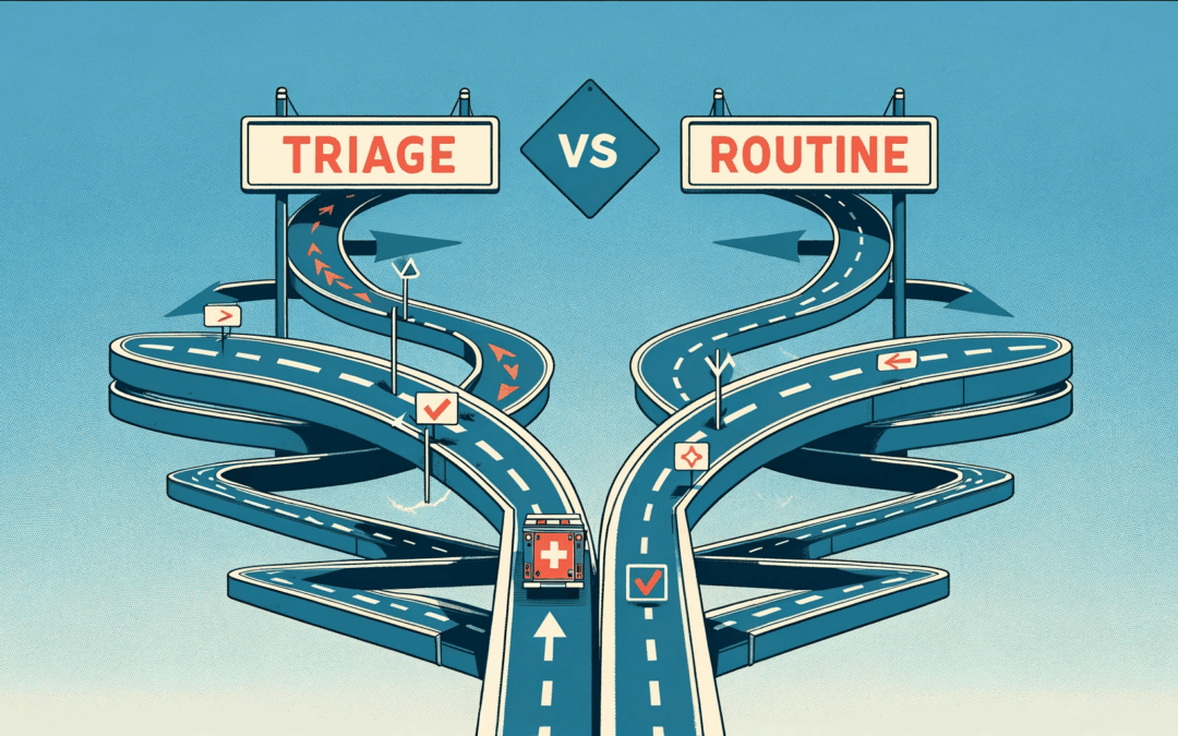 triage vs routine planning