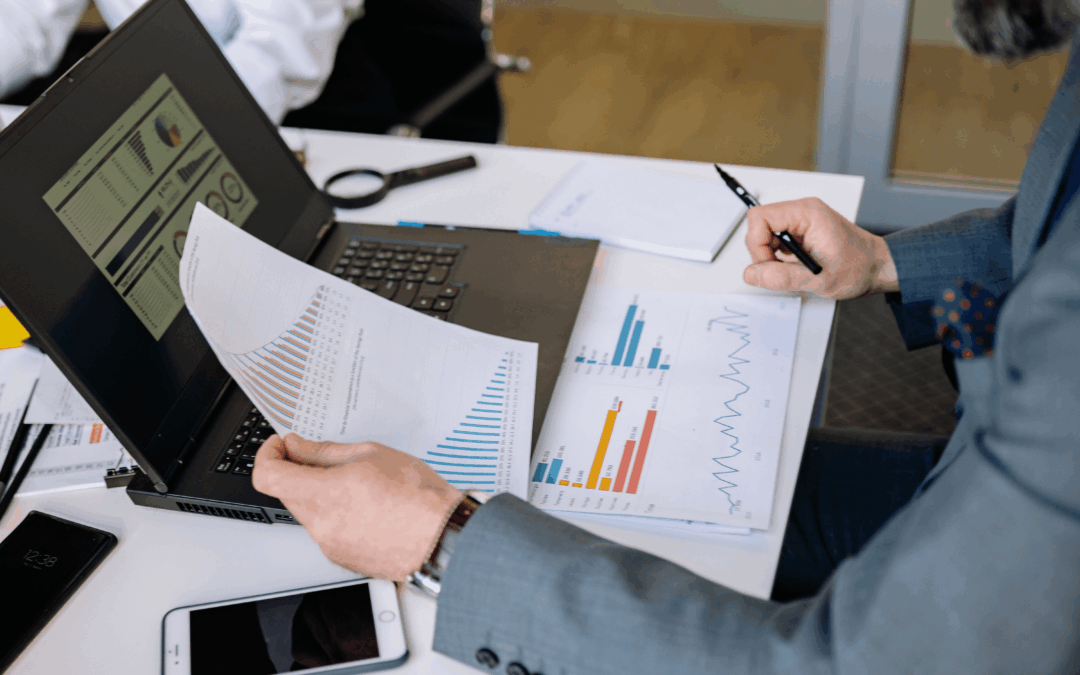 A business seller meticulously prepares his business for due diligence.