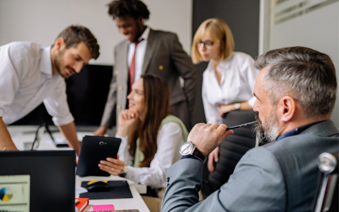 The seller's team perfecting their marketing tactics to ensure a profitable SMB sale.